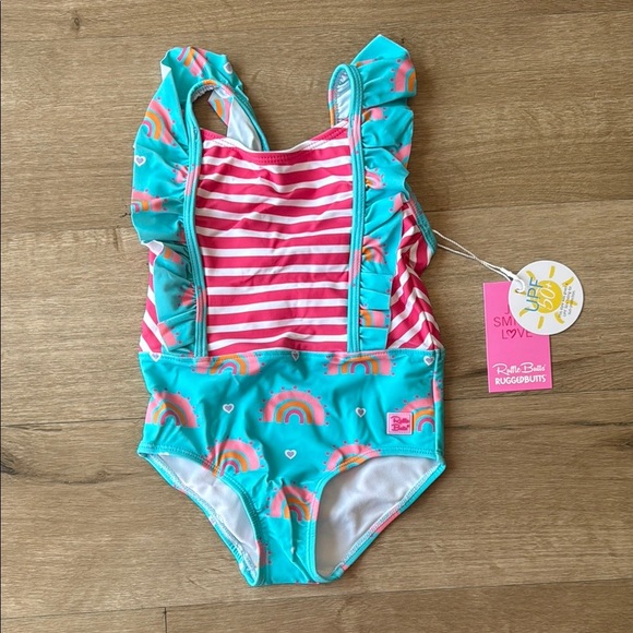 Ruffle Butts Swimming Suit.  Girl’s size 3T. New with tags. One piece. - Picture 1 of 5